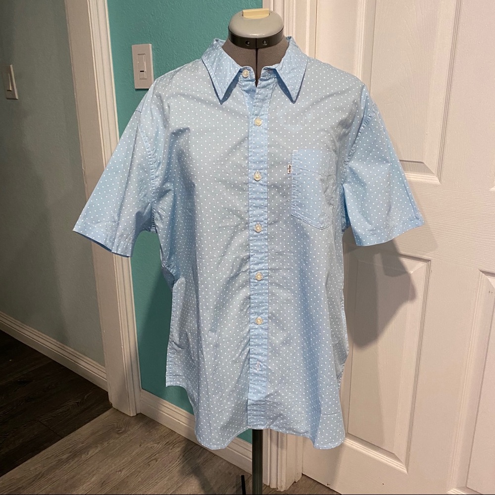 Levi’s Polka Dot Button Down Shirt